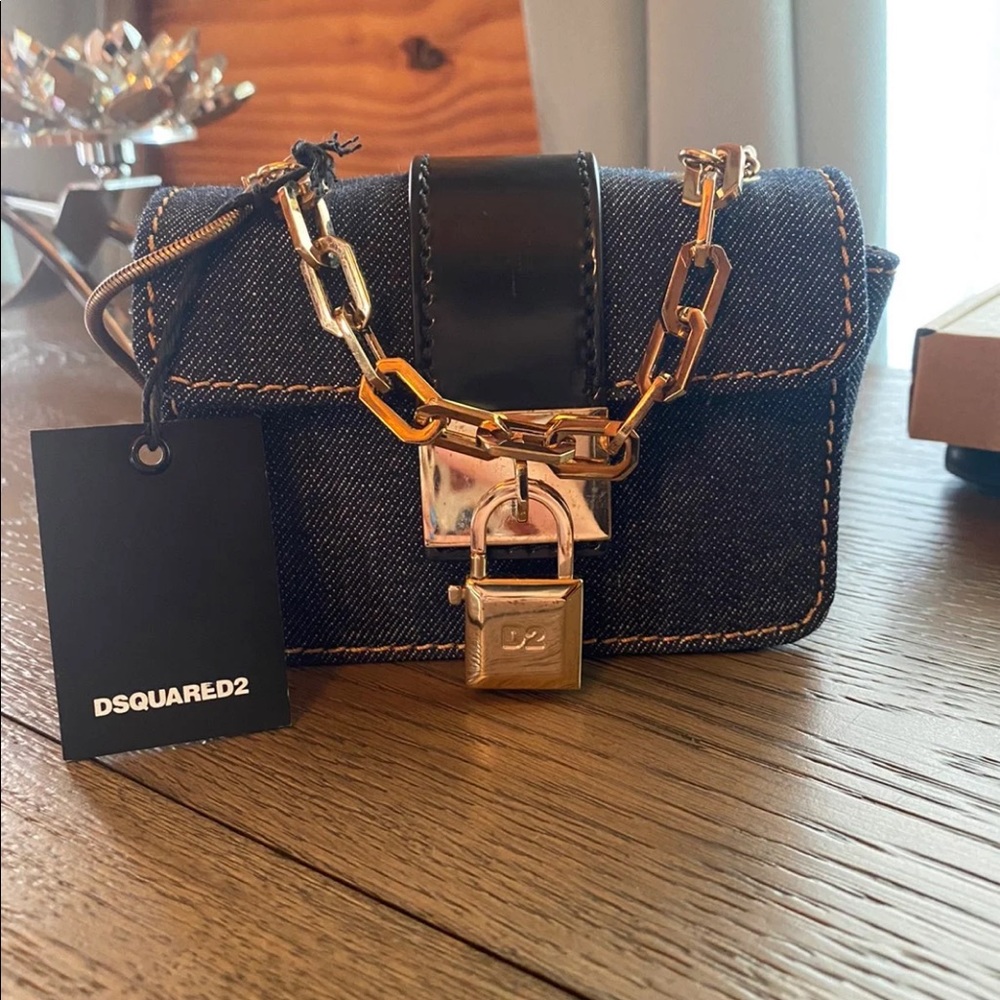 dsquared2 mini denim crossbody